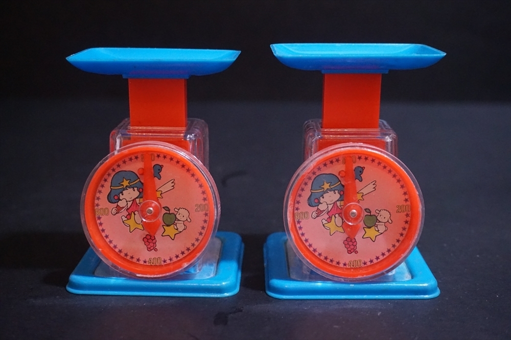 昭和 レトロ 星座のティンクルちゃん 秤 2点 倉庫品 サンリオ 昔 雑貨拍卖
