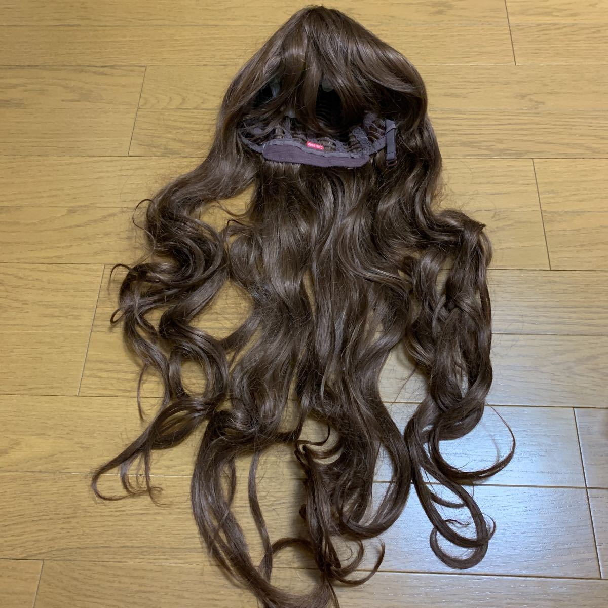 ★ウィッグ★ブラウン★ロング★調整★タグ付き★耐熱★コスプレ★ウェーブ★巻き髪★拍卖