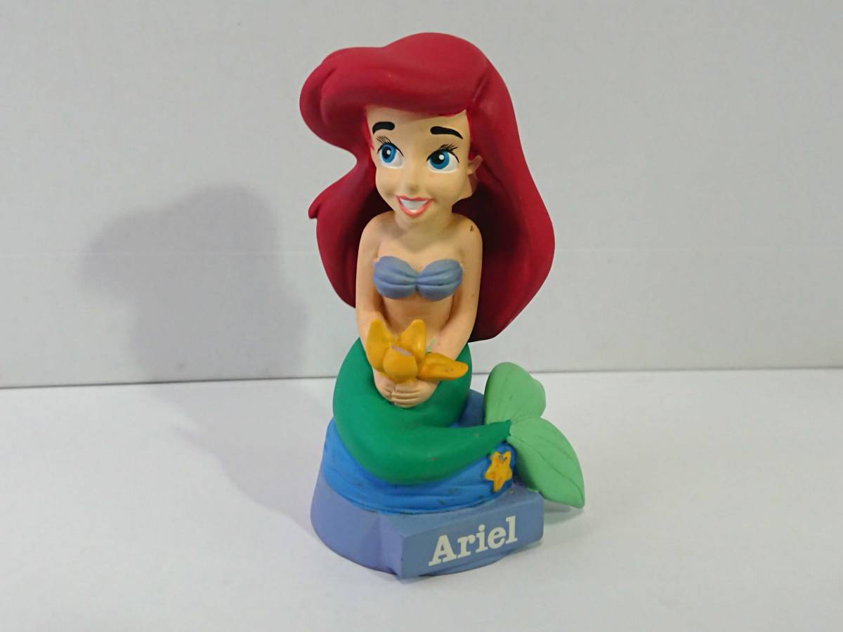 ☆現状品 Disney ディズニー リトルマーメイド アリエル ゆらゆら 陶器製 RUNA ラナ 置物 フィギュア Ariel グッズ 当時物 平成レトロ拍卖