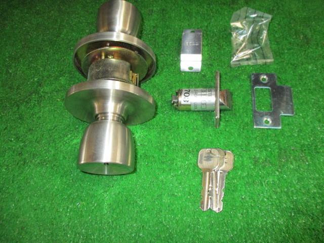 ミワロック玄関錠 記号HKD-1 円筒錠 ステンレス BS70ミリ 扉厚33~50(ミリ) 1個¥¥5500 送料込拍卖