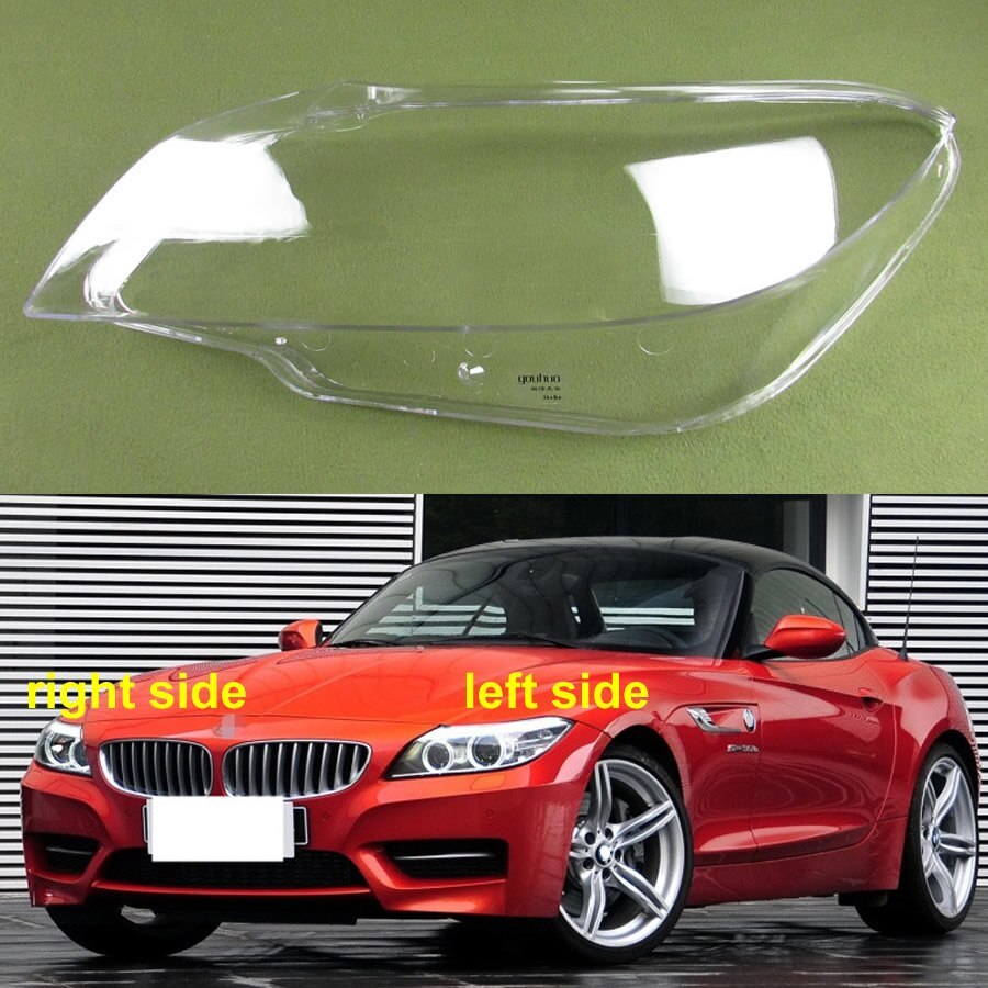 送料無料 Bmw Z4 E89 E85 2009-2013 ヘッドランプ カバー ランプシェード シェル プレキシガラス拍卖