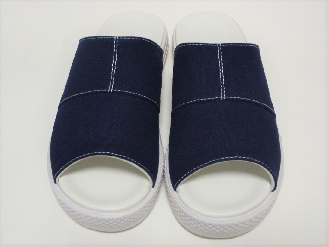 CONVERSE SANDAL CANVAS ネイビー 紺 23cm コンバース サンダル シャンバス オールスター拍卖