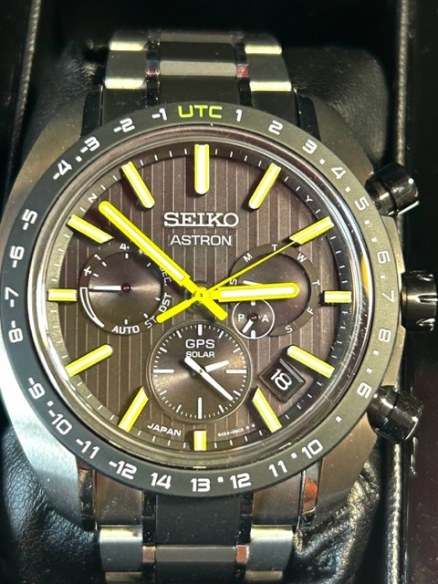 極美:激レア イエローグリーン針 セイコーアストロンSBXC-87 GPSソーラー拍卖