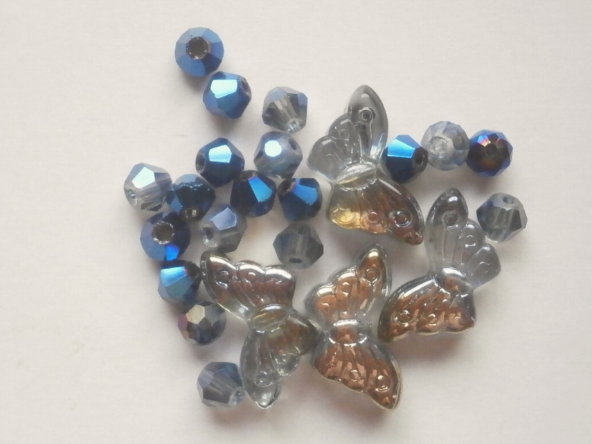 ガラスビーズ★蝶々★タイプ B★モリオン系★⑤拍卖