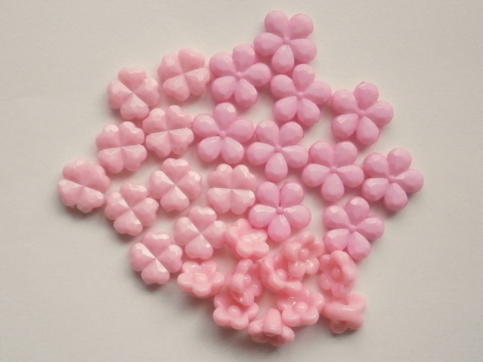 アクリル★フラワー★ミックス★LTピンク拍卖