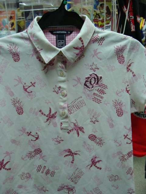 ZOY DRESS CODE INTERNATIONAL レディース 鹿の子 ポロシャツ 白 (38)拍卖