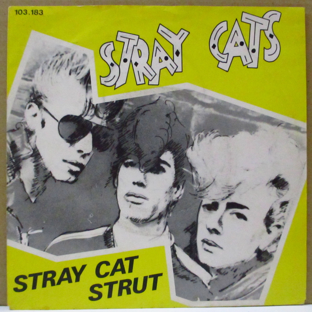 STRAY CATS-Stray Cat Strut (Dutch 限定クリアイエローヴァイナル 7)拍卖
