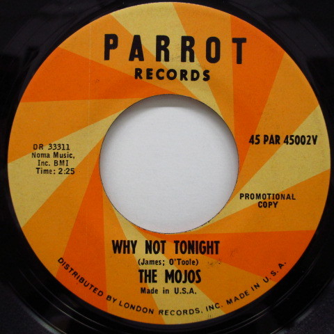 MOJOS-Why Not Tonight (US プロモ 7)拍卖
