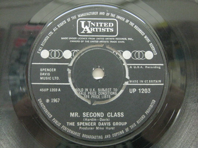 SPENCER DAVIS GROUP-Mr. Second Class / Sanity Inspector拍卖