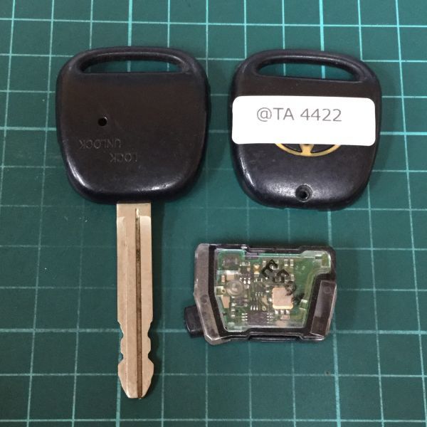 @TA4422 点灯無しトヨタ 純正 キーレス リモコン 1ボタン bB ウィッシュ イスト カルディナ MR-S ヴィッツ プリウス 等拍卖