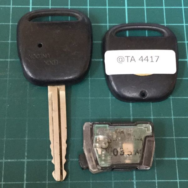 @TA4417 点灯無しトヨタ 純正 キーレス リモコン 1ボタン bB ウィッシュ イスト カルディナ MR-S ヴィッツ プリウス 等拍卖