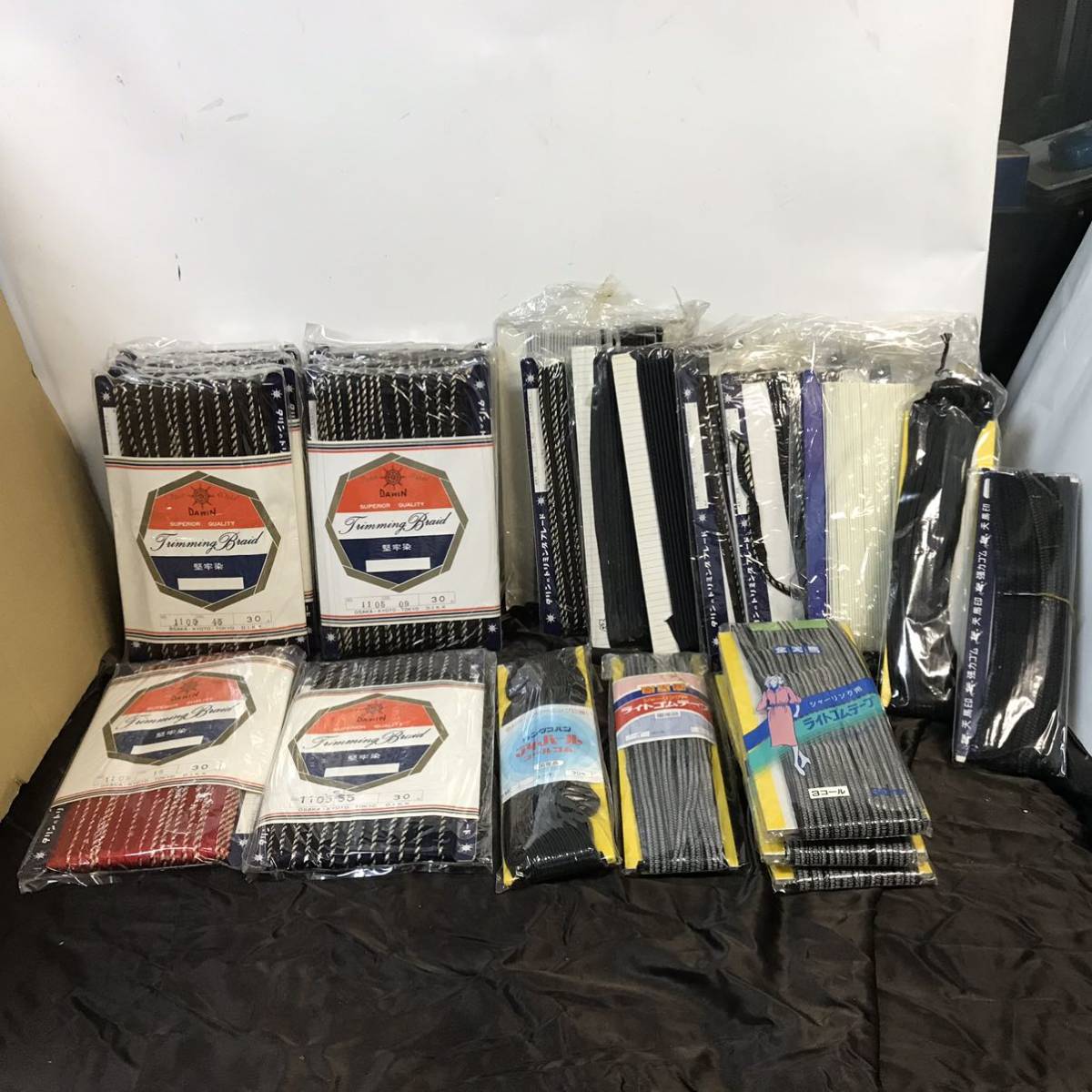 未使用品多数 長期保管品 手芸用品 ブレード ゴム 16点セット おまけ付 堅牢染 DARIN BRAID拍卖