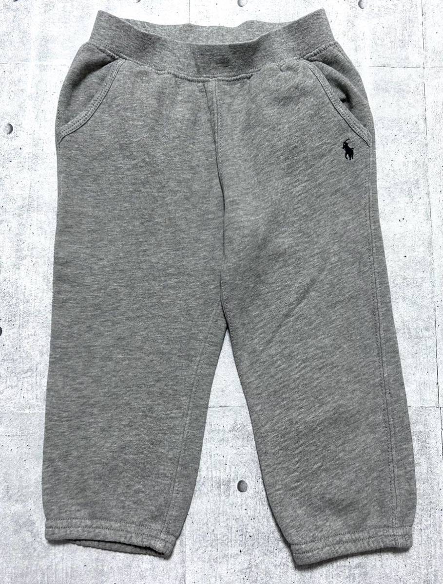 ラルフローレン キッズ90 スウェット パンツ 霜降りボディ ワンポイント Ralpha Lauren 裾ゴム 子供服 ベビー服 柳7819拍卖