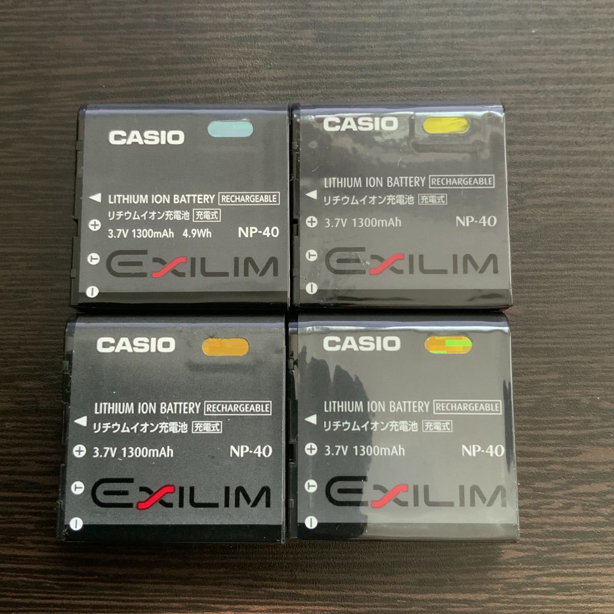4個セット【送料無料】CASIO カシオ 【純正品】 バッテリー NP-40 #2拍卖