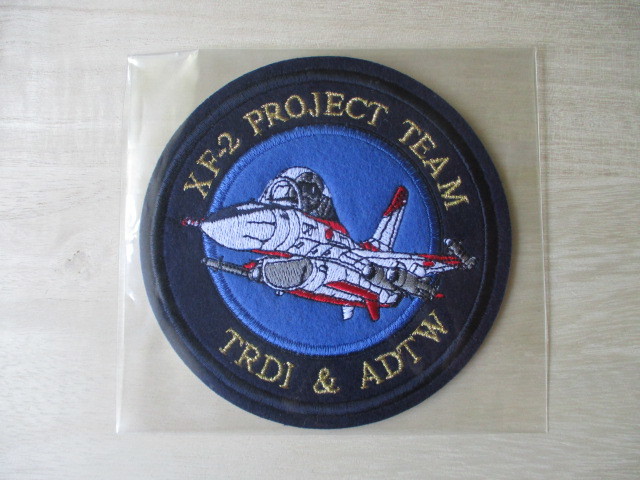 【送料無料】航空自衛隊 岐阜基地 飛行開発実験団パッチXF-2次期支援戦闘機PROJECT TEAM TRDI&ADTWワッペン/patch AIR FORCE空自JASDF M96拍卖