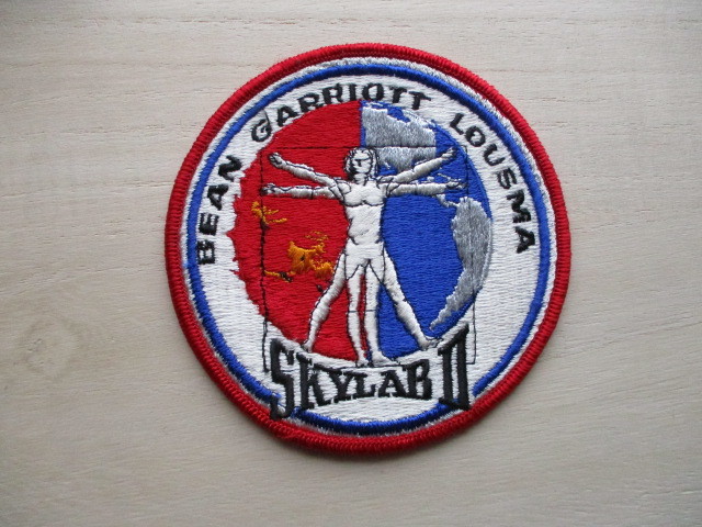 【送料無料】80s宇宙ステーション『スカイラブ3号』スカイラブ ワッペン/SL-3 SLM-2 SKYLABⅡガリレオpatchウィトルウィウス的人体図 U2拍卖