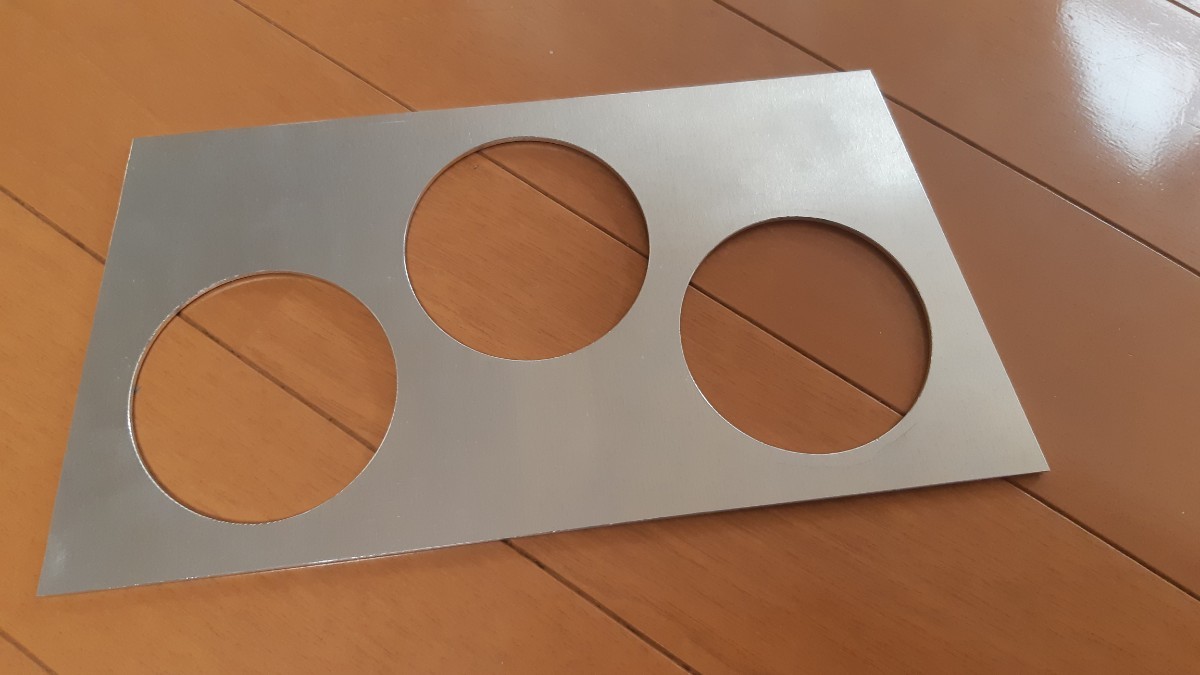 AE86 3連 メーターパネル 60Φ 追加メーター アルミ製 拍卖