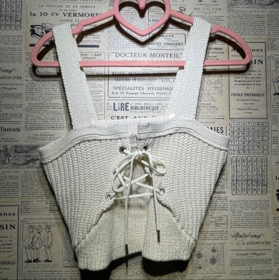 Lily Brown リリーブラウン ニットチューブトップ size F拍卖