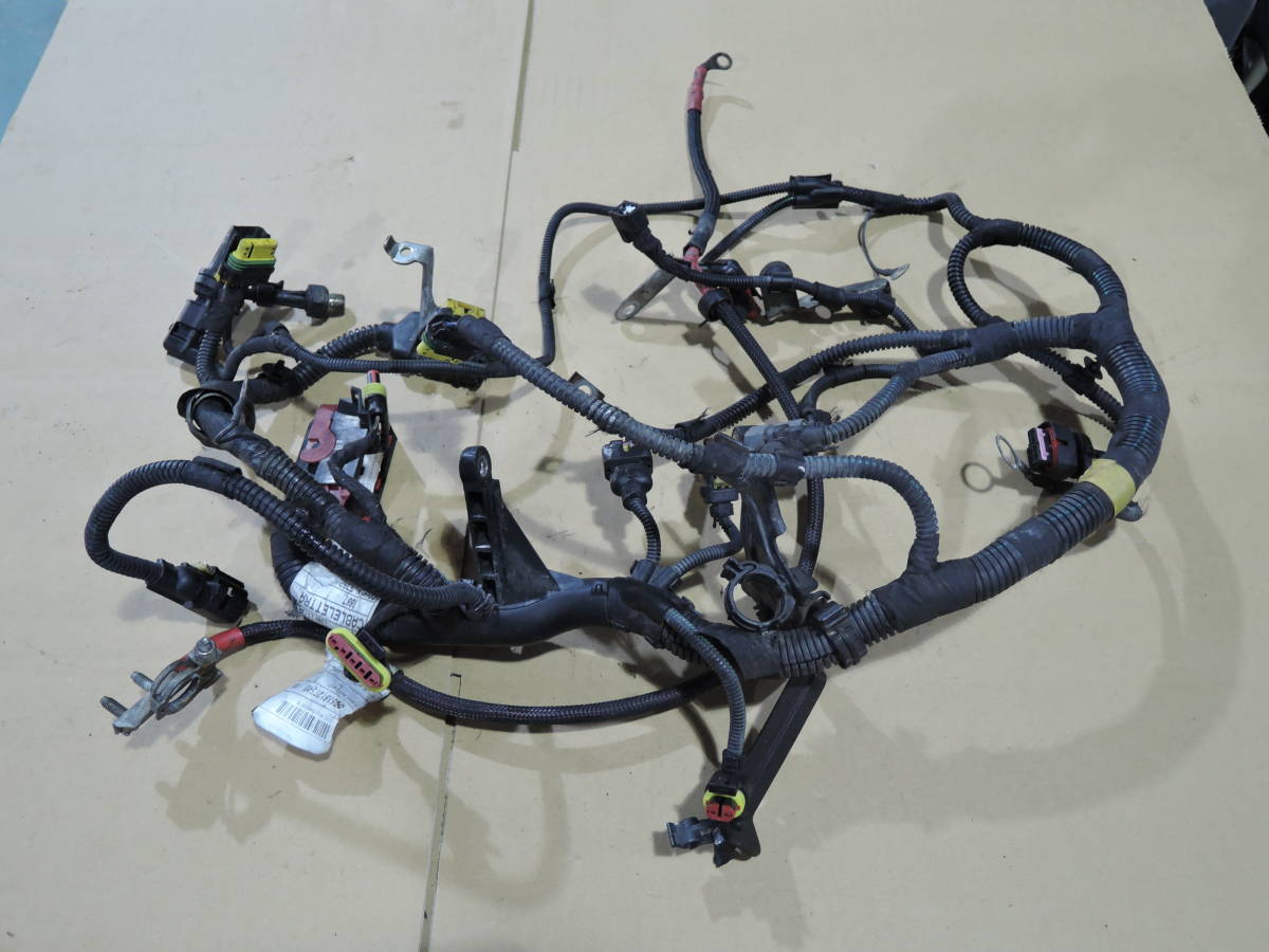 即納 ABA-31212 フィアット500 右ハンドル車 エンジン部 ハーネス エンジンハーネス 配線 【未テスト品】 F-4136拍卖