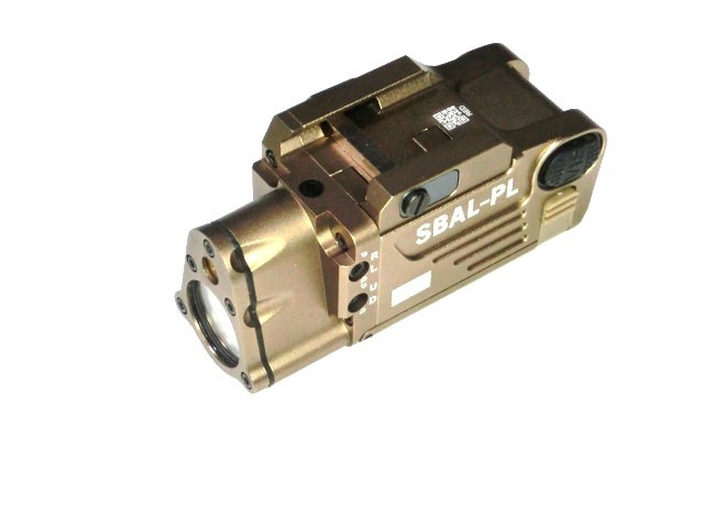 SBAL-PL型ピストルライトDEストロボ機能20mmレイル用新品ダークアースハンドガン用フラッシュライト拍卖