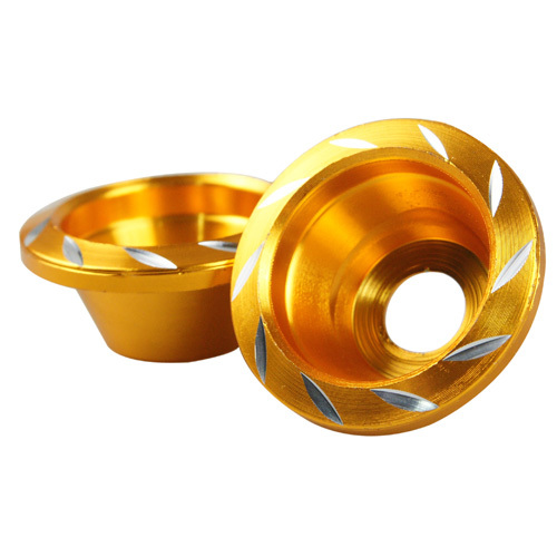 2/8c 送料込み 約13mm 金 アクスルガード フォークガード ホンダ・ヤマハ・スズキ・カワサキ・ハーレー・BMW・ドゥカティ・アプリリア拍卖