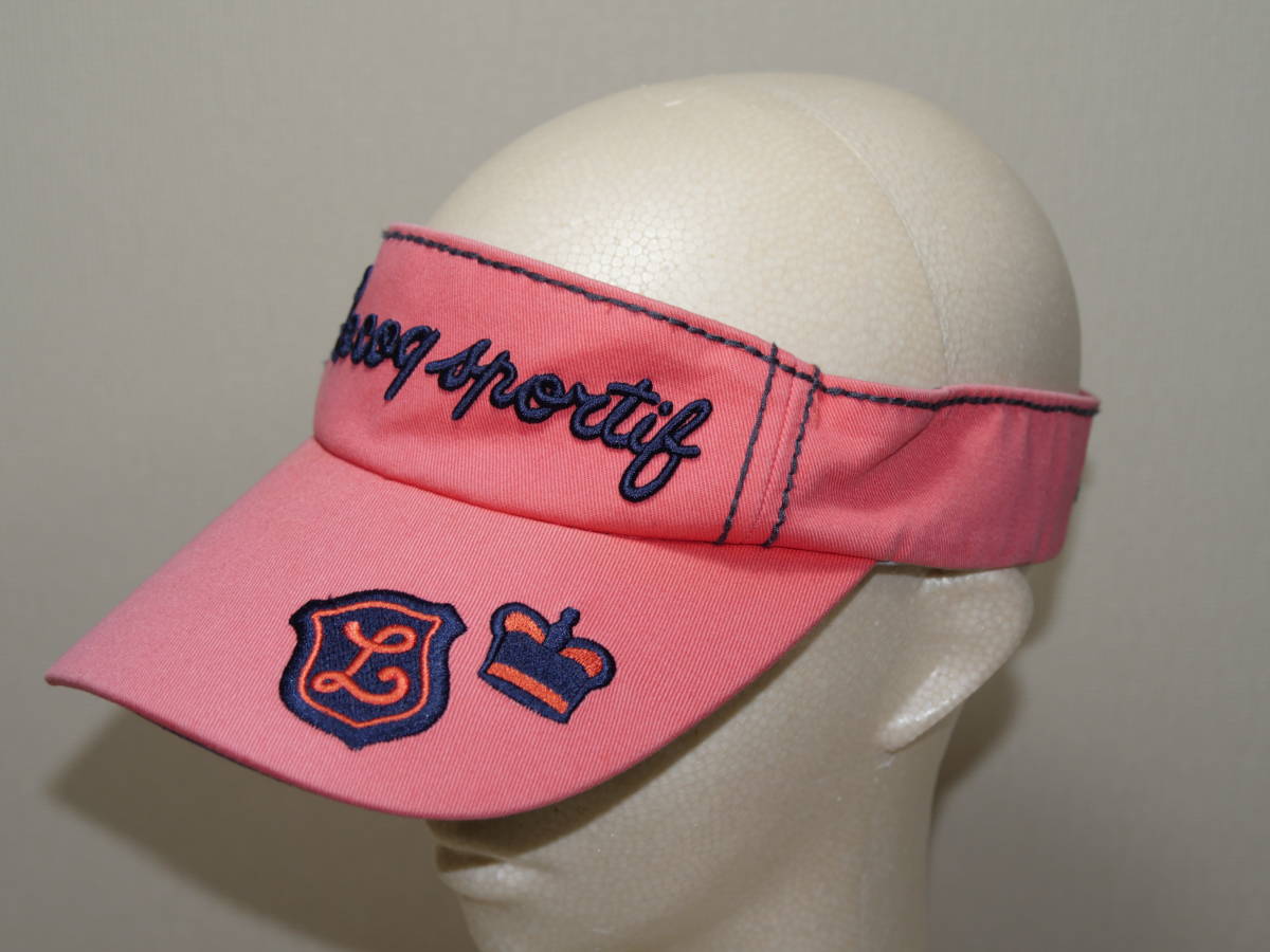 ルコック ピンク レディースサンバイザー拍卖