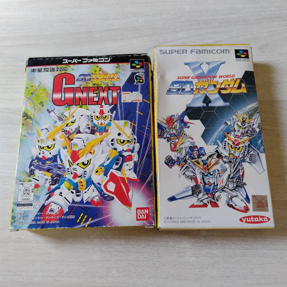 ◯SFC SDガンダム GNEXT SD ガンダムX  箱説付き  何本でも同梱OK◯拍卖