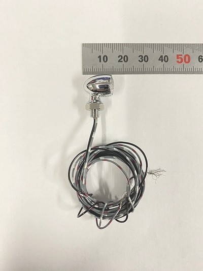 ドイルのKellermann製 LED極小テールライト メッキ 車検対応します ケラーマン マグナ50 マグナ250 スティード ジャズ50 シャドウ FTR拍卖