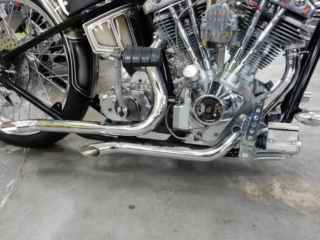 ハーレー ドラッグパイプ マフラー グースカット 70~84年ショベル 734A拍卖