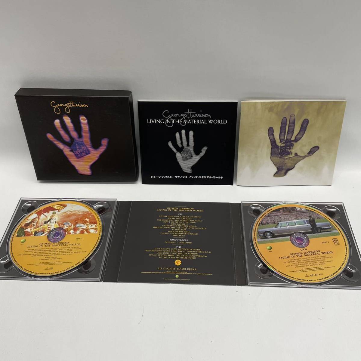 【中古】ジョージハリスン/リヴィング・イン・ザ・マテリアル・ワールド/CD+DVD拍卖