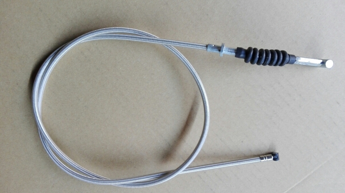 GSX400F GSX400FS クラッチ ケーブルー メッシュー 20cmロング拍卖