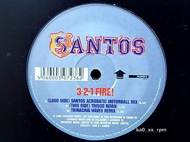 ★☆Santos「3-2-1 Fire!」☆★拍卖