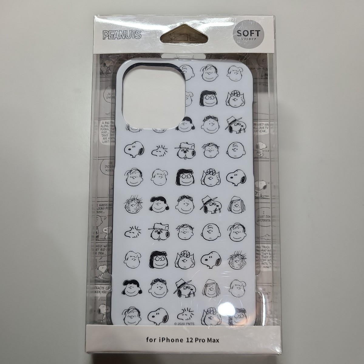 ピーナッツ スヌーピー iPhone12 Pro Max用 ソフトケース 箱付 中古美品拍卖