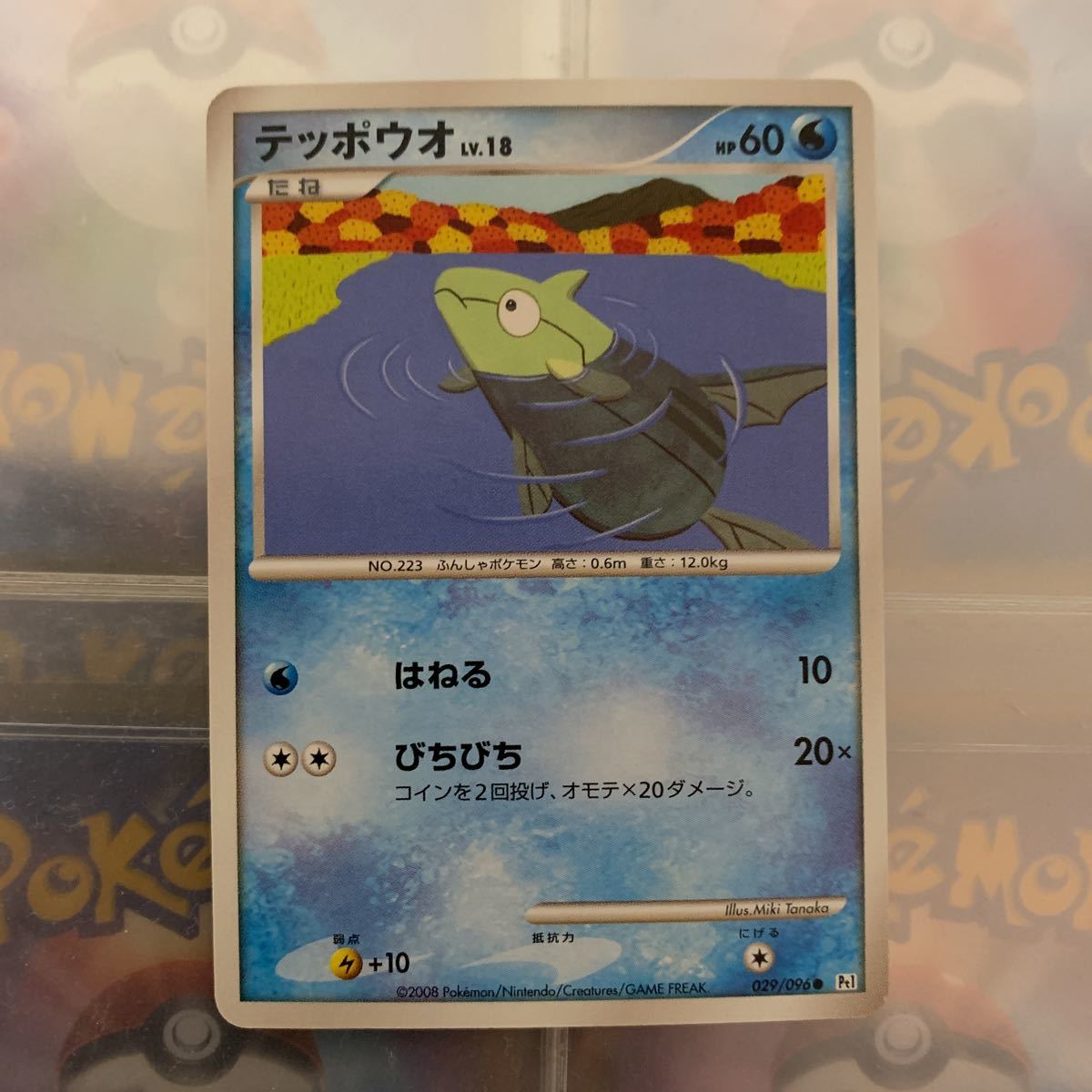 テッポウオ ポケモンカード ポケカ ポケモンセンター拍卖