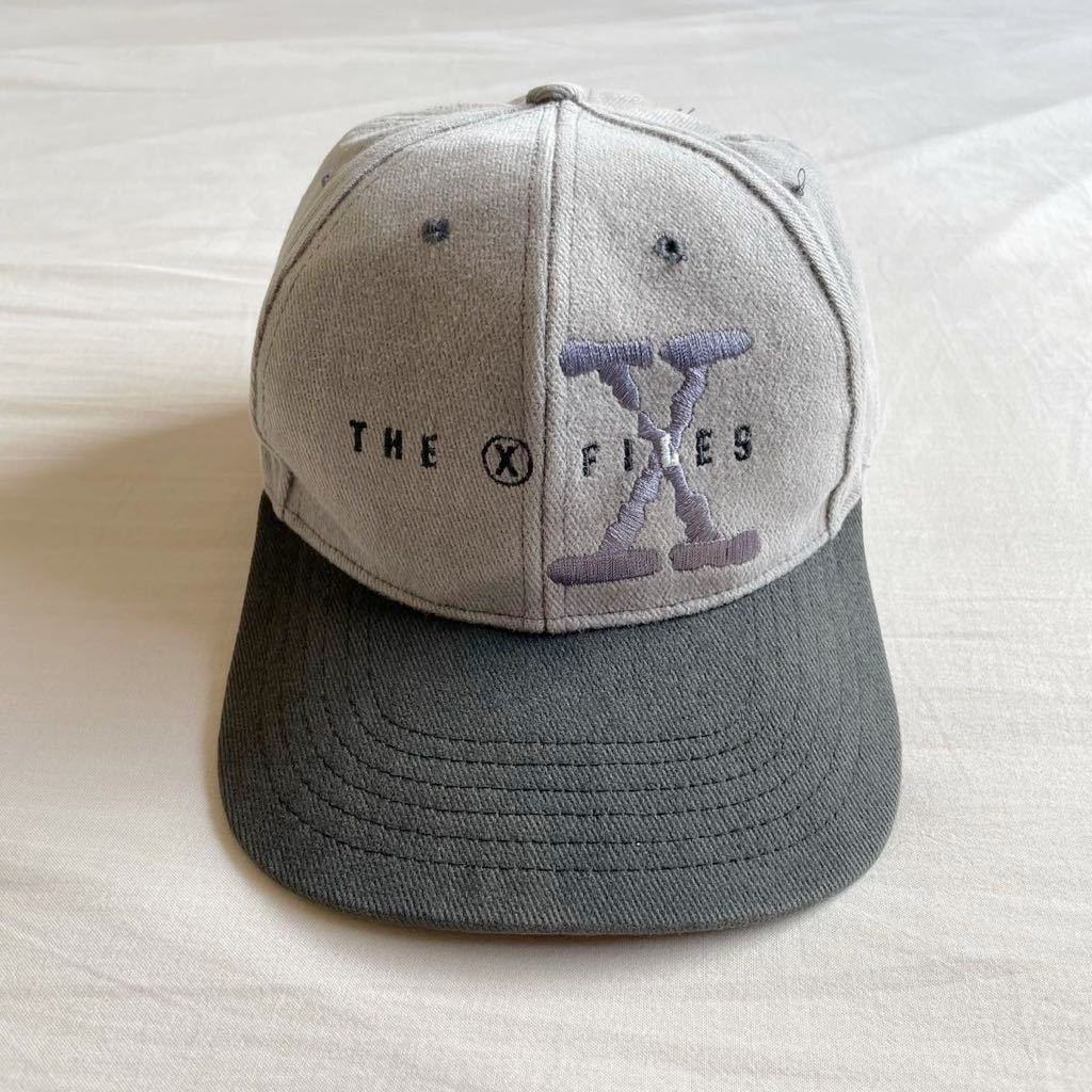 希少! 90s THE X FILES キャップ オフィシャルタグ コピーライト 1995 ビンテージ スナップバック ムービー Tシャツ 映画 ドラマ拍卖