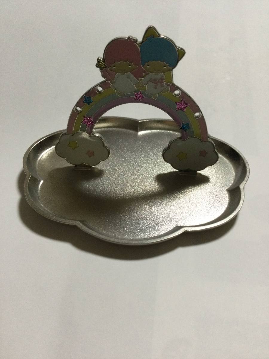 2009年サンリオ リトルツインスターズ キキララ アクセサリートレイ ピアスホルダー レインボー 虹拍卖