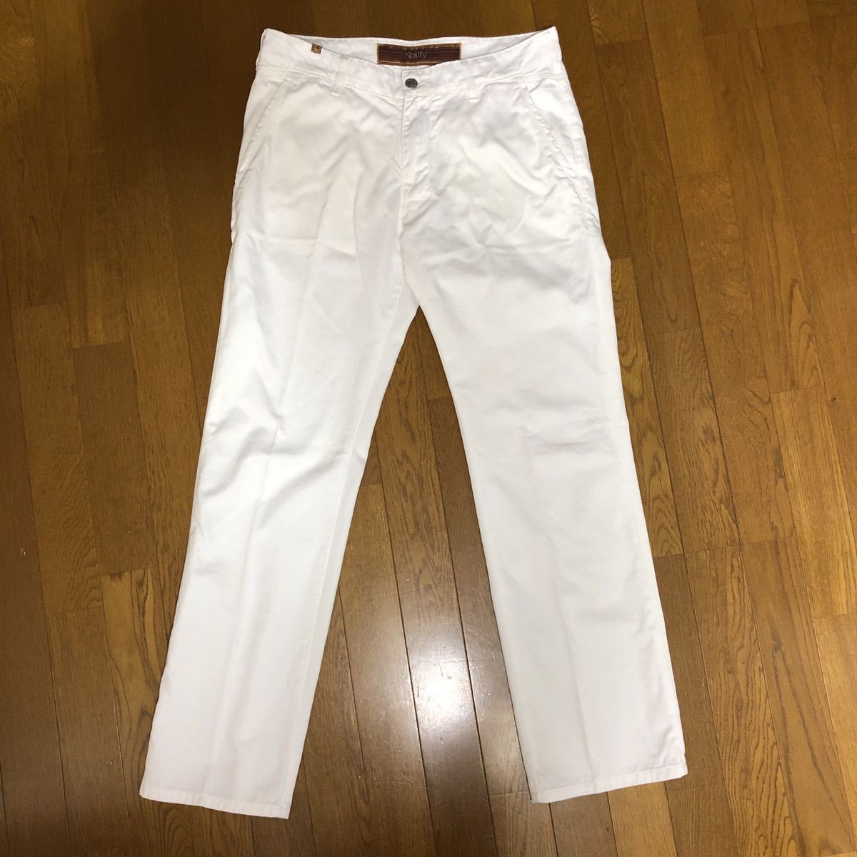 (中古)ノティファイ ノーティファイNotify ホワイト パンツ 32 チノパン拍卖