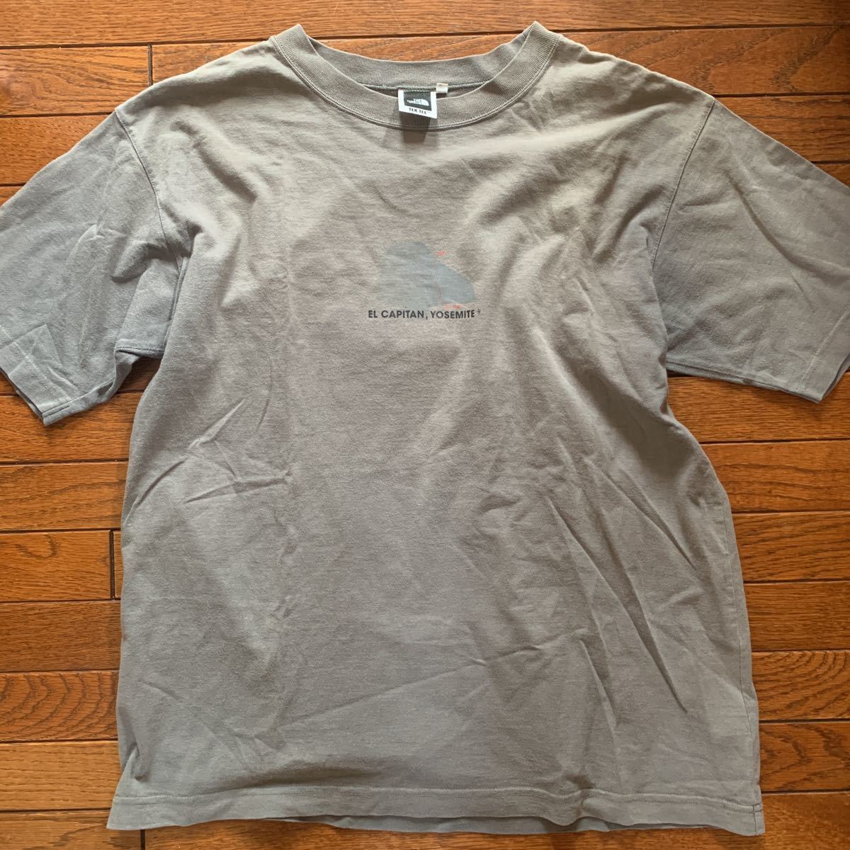 【The North Face】ノースフェイス Tek tee テックTシャツ ヨセミテプリント Lsize ヨセミテ国立公園エルキャピタンTシャツ 半袖Tシャツ拍卖