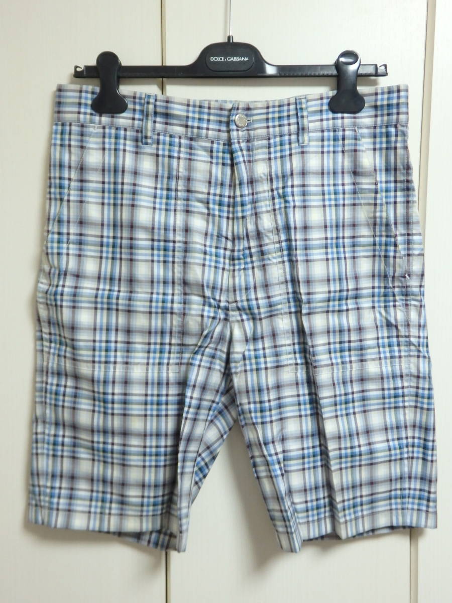 ルイ・ヴィトン LOUIS VUITTON ハーフパンツ ショートパンツ ボトムス コットン ブルー 40 RM101M MQPA31BFO ZEOEOSKK拍卖