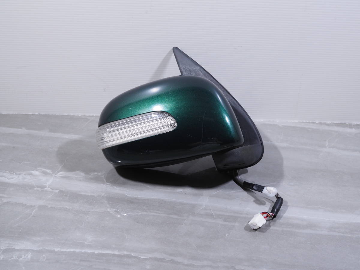 E■H20 ダイハツ ミラジーノ《 DBA-L650S 》純正 ドアミラー(右) サイドミラー ICHIKOH 8302 R G37 緑 L660S拍卖