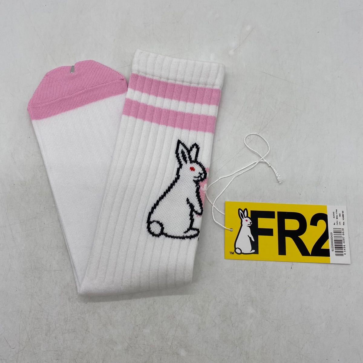 【FREE】新品 SAPEur FR2 RABBIT SOCKS WHITE PINK サプール エフアール2 ラビット ソックス ホワイト ピンク 靴下 (GLR242) G1935拍卖