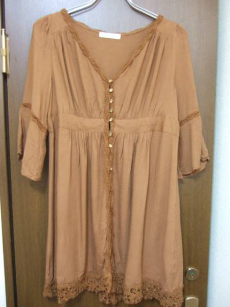 LOWRYS FARM(ローリーズファーム)前開きチュニック☆サイズM拍卖