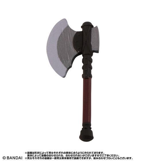 ガシャポンクエスト ノアの町編 武器 1-A 斧 バンダイ 未組立拍卖
