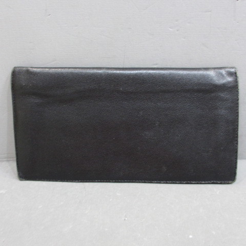 R 本革 札入 使用感・角スレ等有ります 約54.67g 現状品 売り切り 拍卖