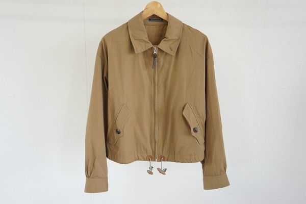 【即決】NICOLE CLUB FOR MEN ニコルクラブフォーメン メンズ ジップブルゾン エルボーパッチ スイングトップ キャメル系 日本製【822400】拍卖