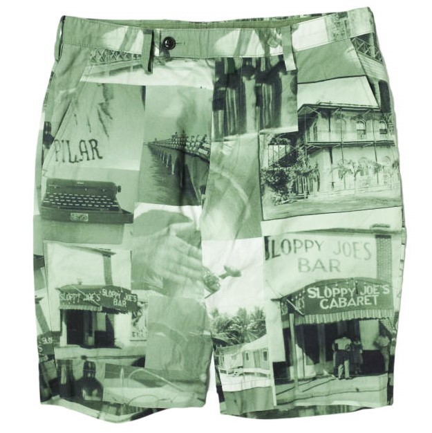 MOJITO モヒート 日本製 フォトプリントショーツ 20311901 S グリーン 総柄 ショートパンツ ボトムス g11518拍卖