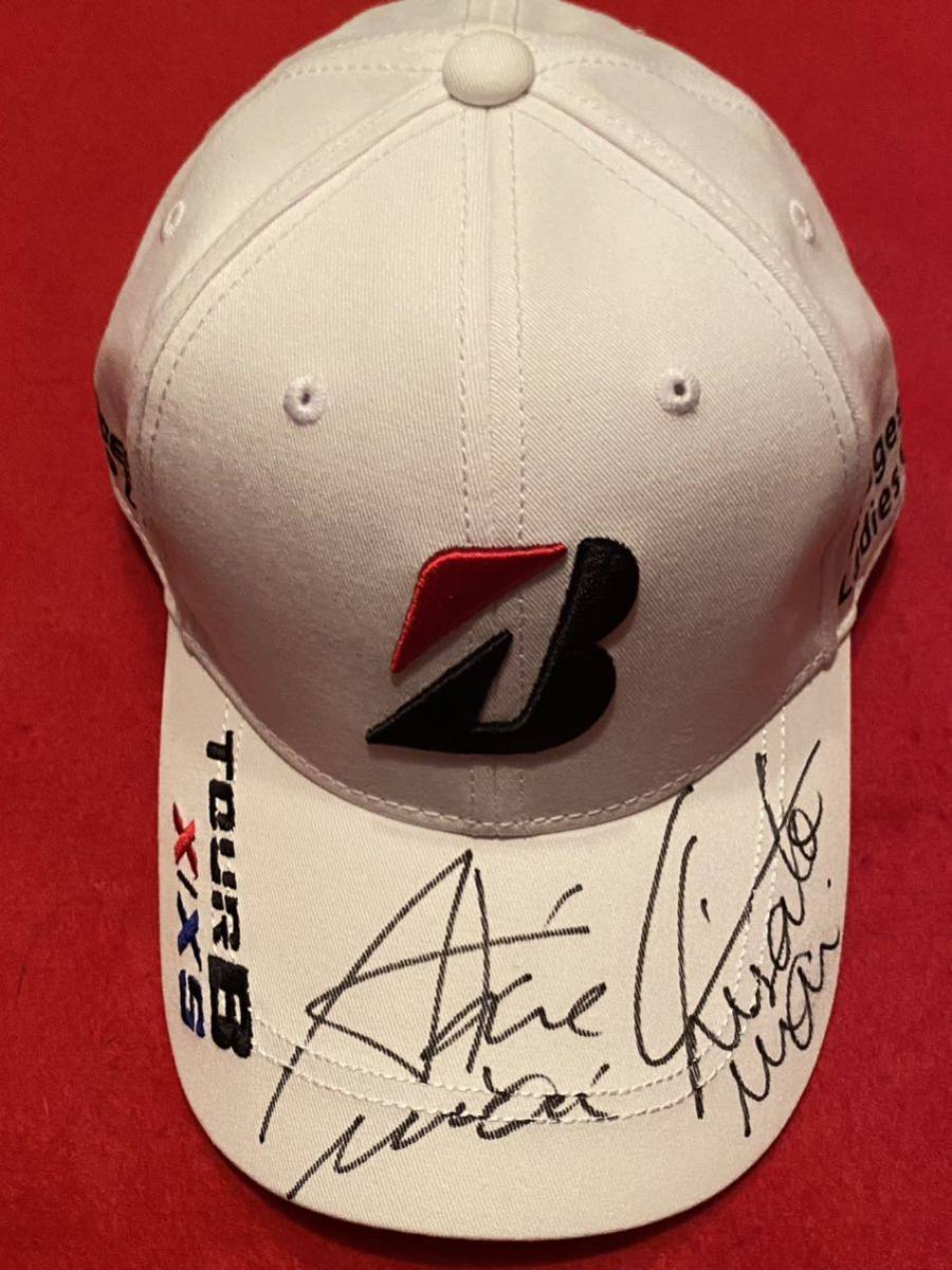 JLPGA 岩井明愛・岩井千怜 姉妹 直筆サイン入り 2023 ブリヂストンレディスオープン 大会記念キャップ 新品拍卖