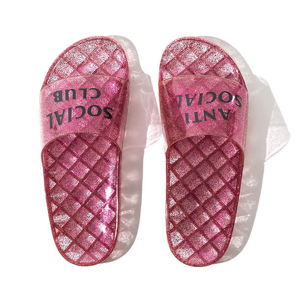 AntiSocialSocialClub (アンチソーシャルソーシャルクラブ) レディース サンダル Everything Glitters At The Beginning Pink (24.5cm)拍卖