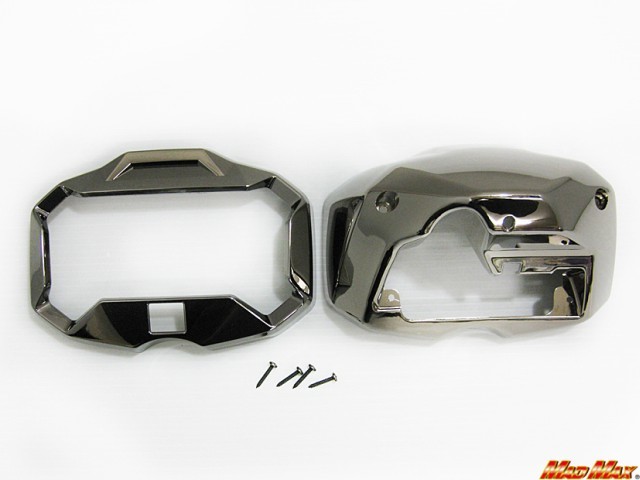 MADMAX HONDA ズーマーX メーターカバー ライトブラック メッキ 左右 2個セット MM19-0245BC マッドマックス拍卖