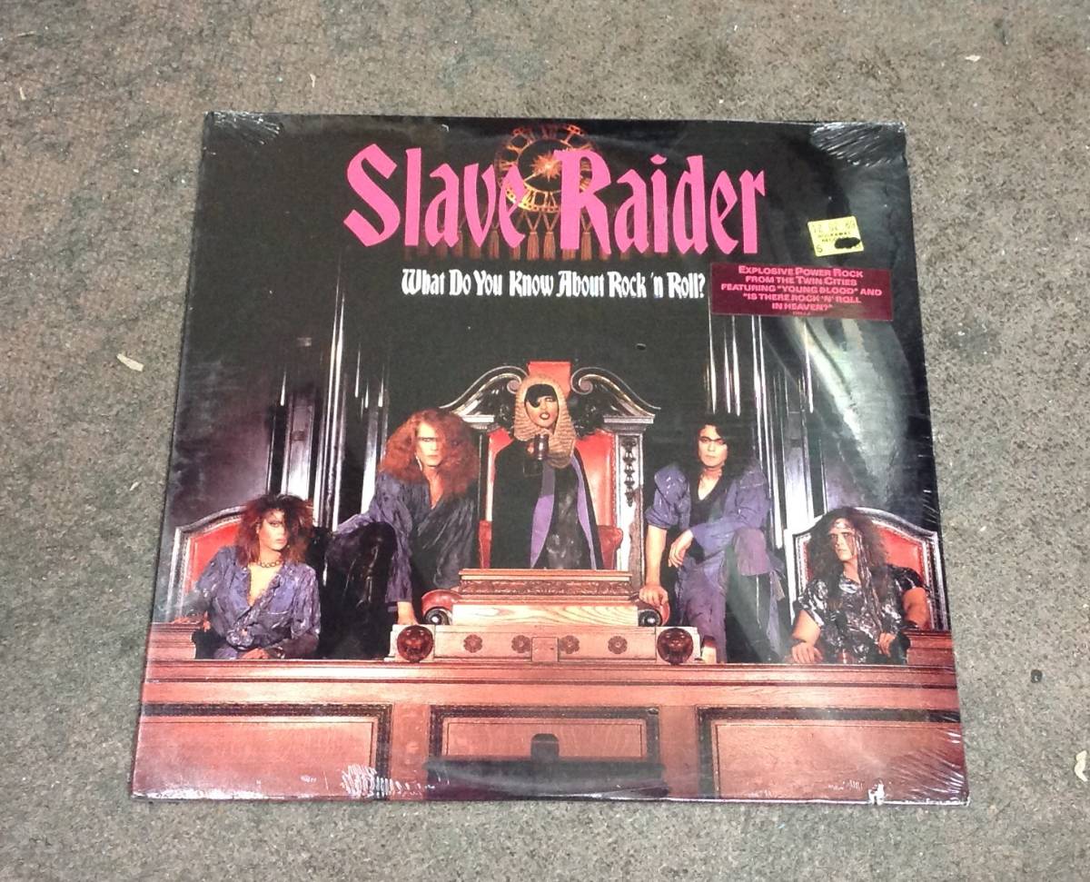 Slave Raider 1 lp , with steaker , sealed拍卖